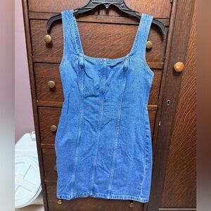 Abercrombie & Fitch Blue Denim Dress